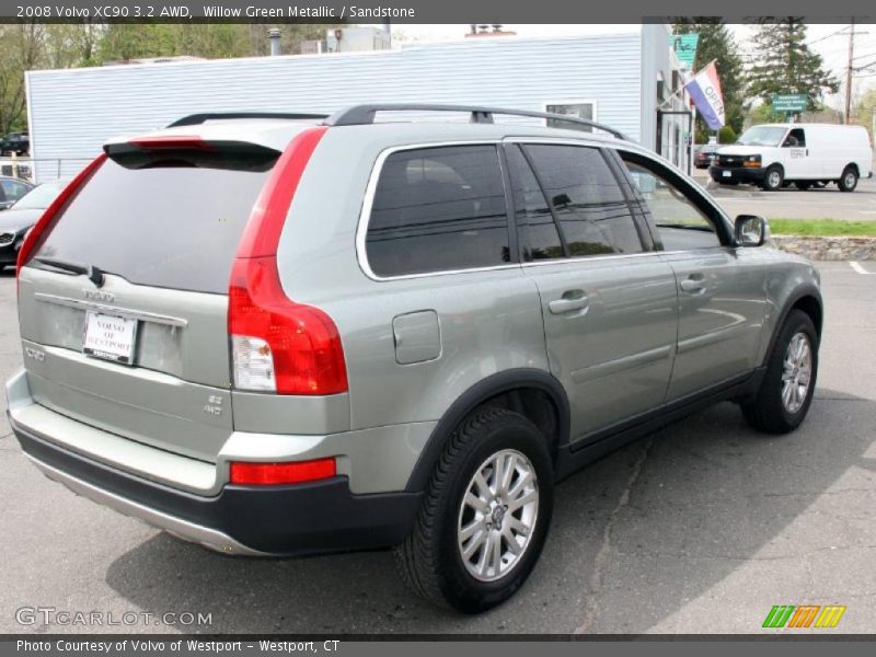 Willow Green Metallic / Sandstone 2008 Volvo XC90 3.2 AWD