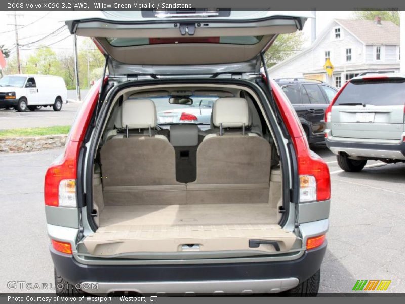 Willow Green Metallic / Sandstone 2008 Volvo XC90 3.2 AWD