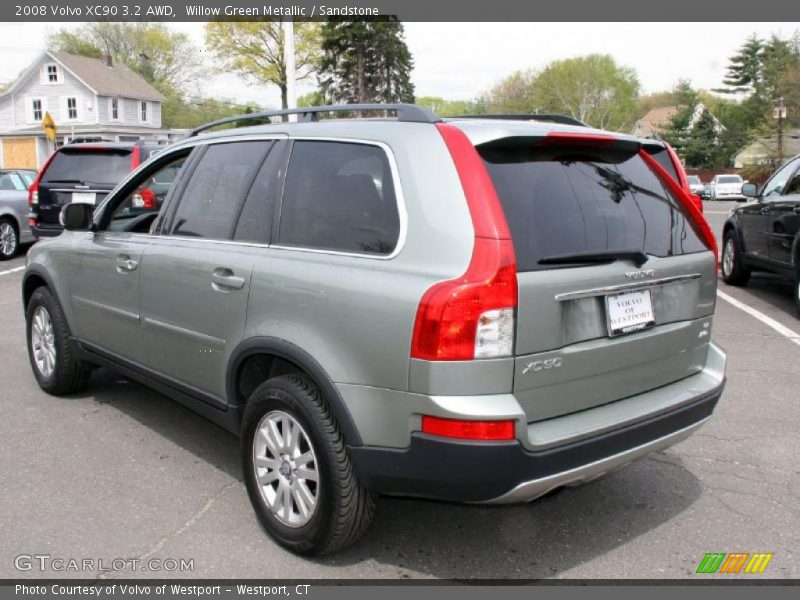Willow Green Metallic / Sandstone 2008 Volvo XC90 3.2 AWD