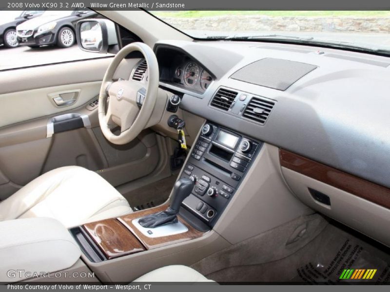 Willow Green Metallic / Sandstone 2008 Volvo XC90 3.2 AWD