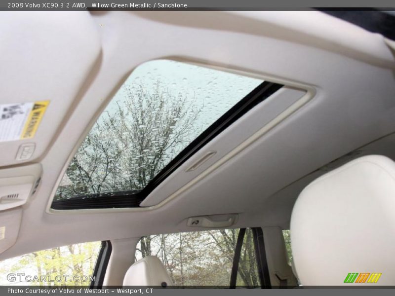 Willow Green Metallic / Sandstone 2008 Volvo XC90 3.2 AWD