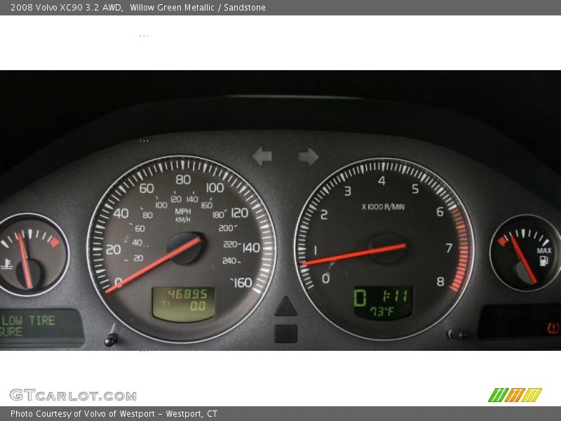Willow Green Metallic / Sandstone 2008 Volvo XC90 3.2 AWD