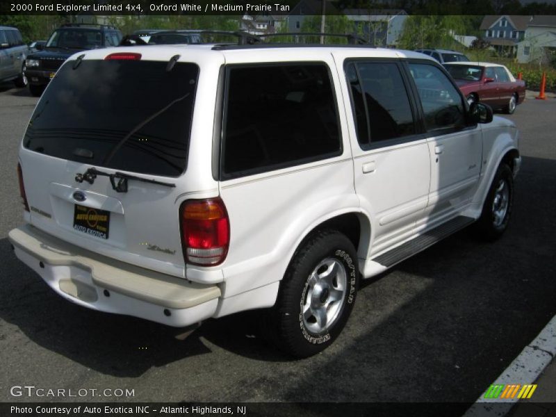 Oxford White / Medium Prairie Tan 2000 Ford Explorer Limited 4x4