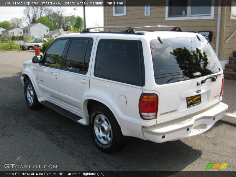 Oxford White / Medium Prairie Tan 2000 Ford Explorer Limited 4x4