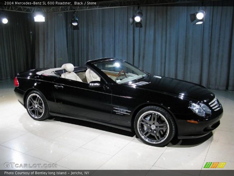 Black / Stone 2004 Mercedes-Benz SL 600 Roadster