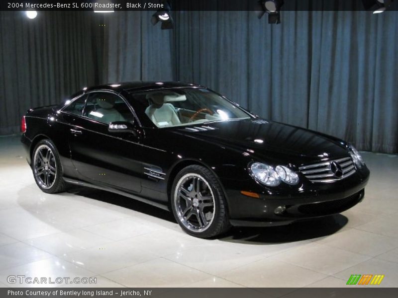 Black / Stone 2004 Mercedes-Benz SL 600 Roadster