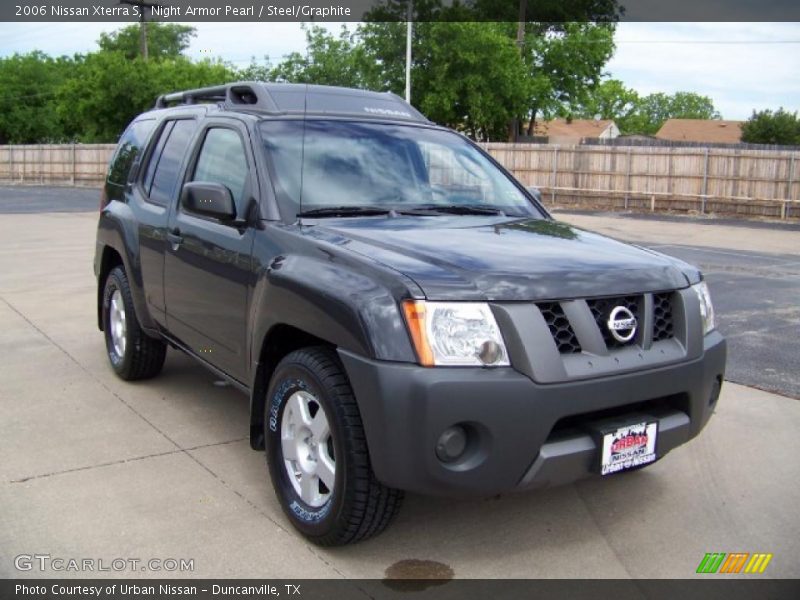 Night Armor Pearl / Steel/Graphite 2006 Nissan Xterra S