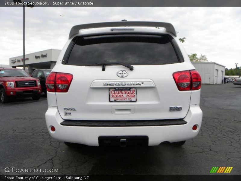 Super White / Graphite 2008 Toyota Sequoia SR5