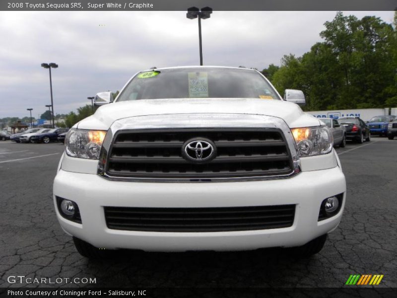 Super White / Graphite 2008 Toyota Sequoia SR5