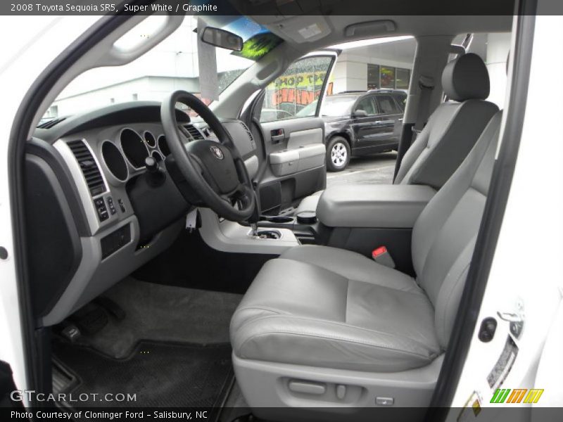 Super White / Graphite 2008 Toyota Sequoia SR5