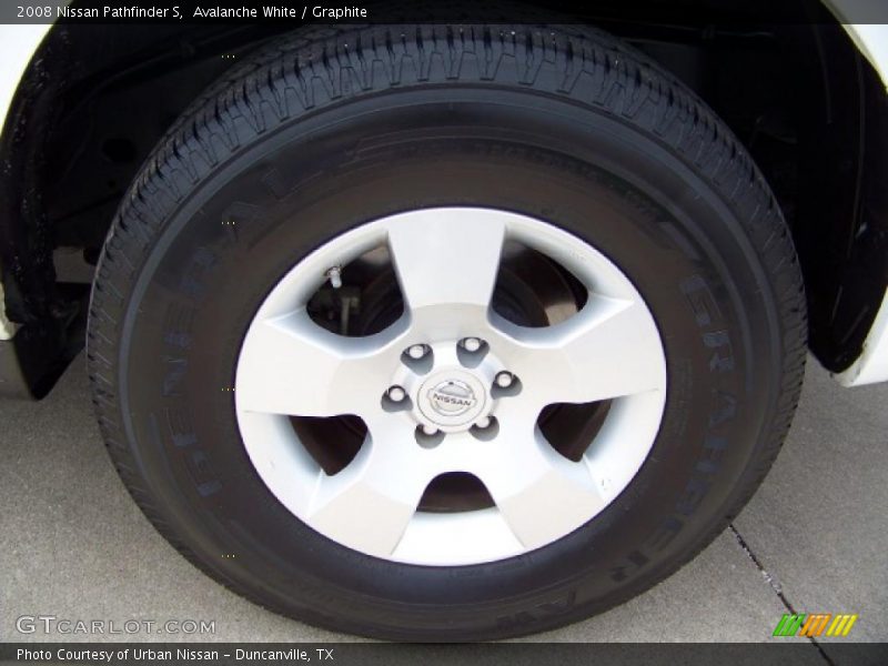 Avalanche White / Graphite 2008 Nissan Pathfinder S