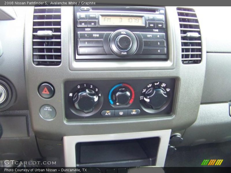 Avalanche White / Graphite 2008 Nissan Pathfinder S