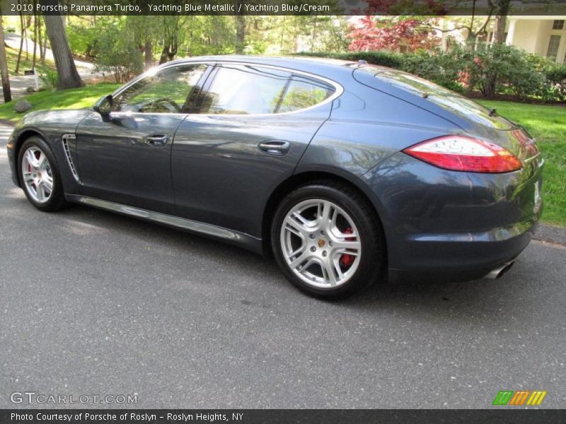 Yachting Blue Metallic / Yachting Blue/Cream 2010 Porsche Panamera Turbo