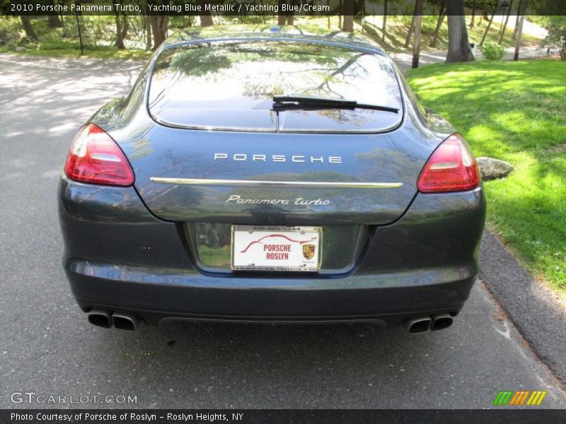 Yachting Blue Metallic / Yachting Blue/Cream 2010 Porsche Panamera Turbo