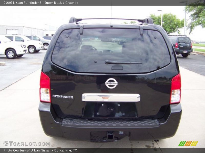 Super Black / Graphite 2006 Nissan Pathfinder S