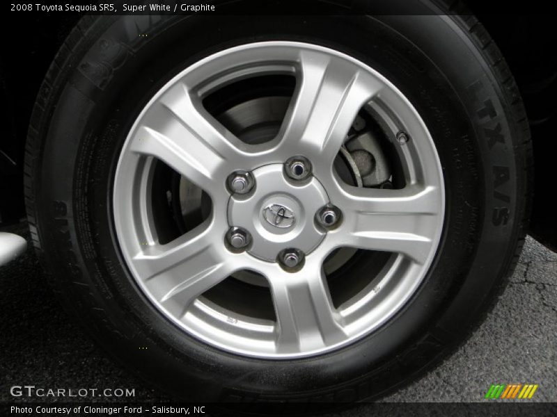 Super White / Graphite 2008 Toyota Sequoia SR5