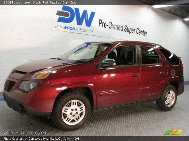 Maple Red Metallic / Dark Gray 2004 Pontiac Aztek