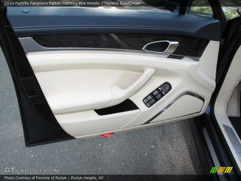 Yachting Blue Metallic / Yachting Blue/Cream 2010 Porsche Panamera Turbo