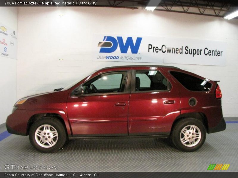 Maple Red Metallic / Dark Gray 2004 Pontiac Aztek