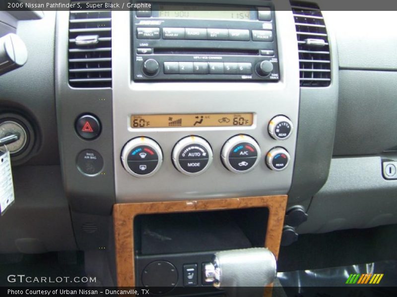 Super Black / Graphite 2006 Nissan Pathfinder S