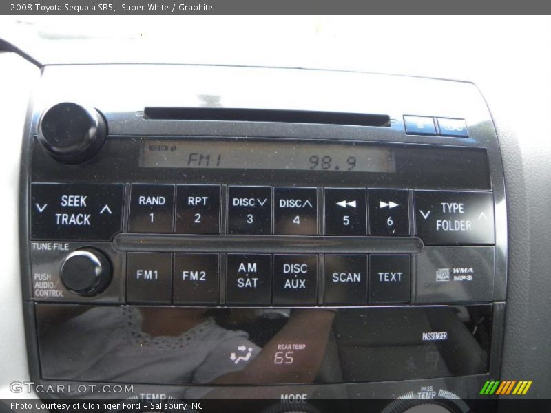 Super White / Graphite 2008 Toyota Sequoia SR5