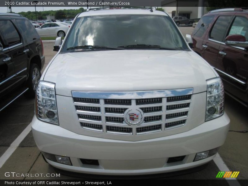 White Diamond / Cashmere/Cocoa 2010 Cadillac Escalade Premium