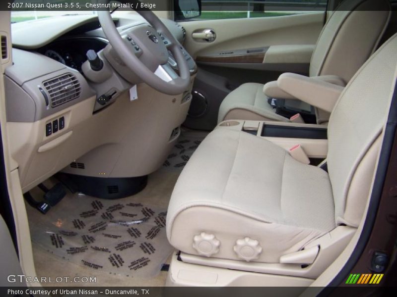 Chestnut Metallic / Beige 2007 Nissan Quest 3.5 S