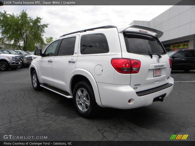 Super White / Graphite 2008 Toyota Sequoia SR5