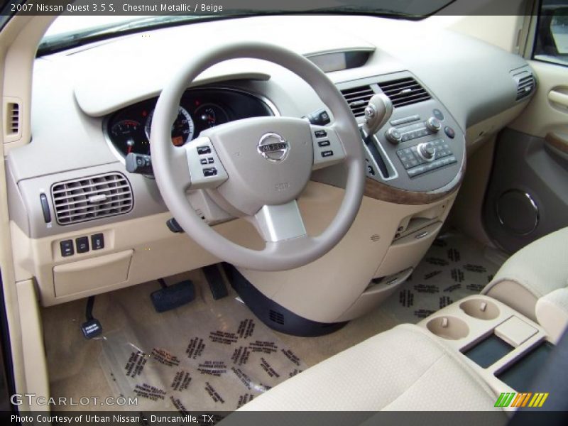 Chestnut Metallic / Beige 2007 Nissan Quest 3.5 S