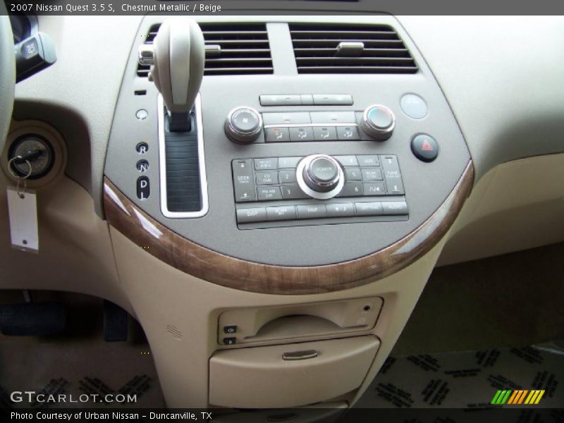Chestnut Metallic / Beige 2007 Nissan Quest 3.5 S