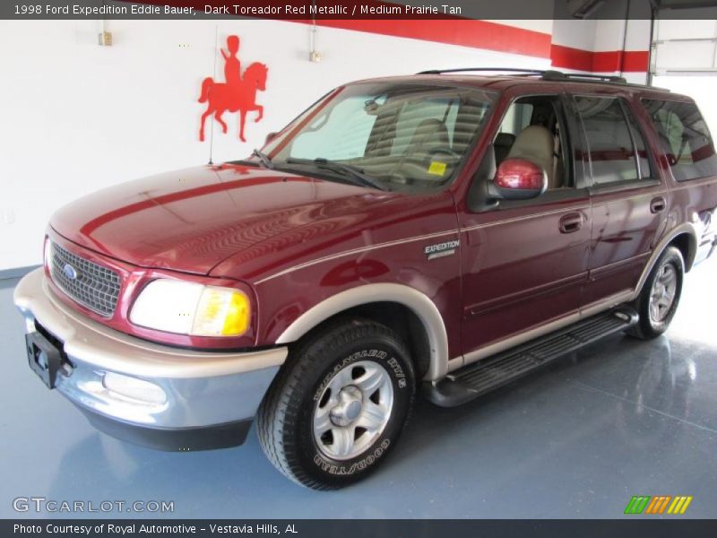 Dark Toreador Red Metallic / Medium Prairie Tan 1998 Ford Expedition Eddie Bauer