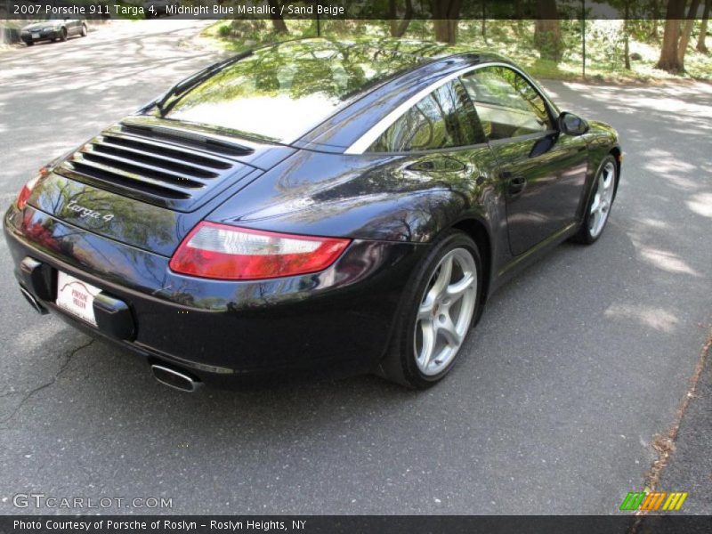 Midnight Blue Metallic / Sand Beige 2007 Porsche 911 Targa 4