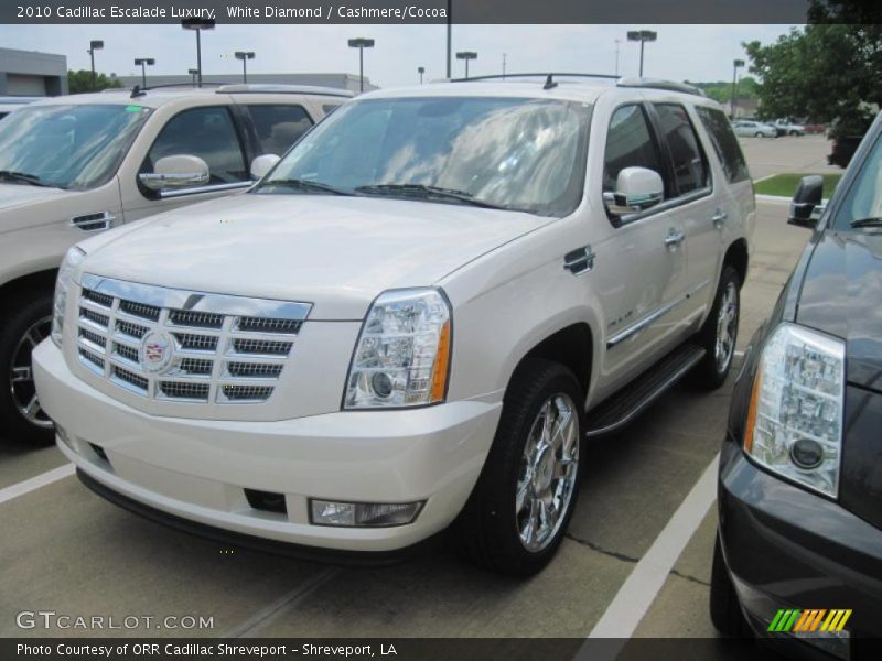 White Diamond / Cashmere/Cocoa 2010 Cadillac Escalade Luxury