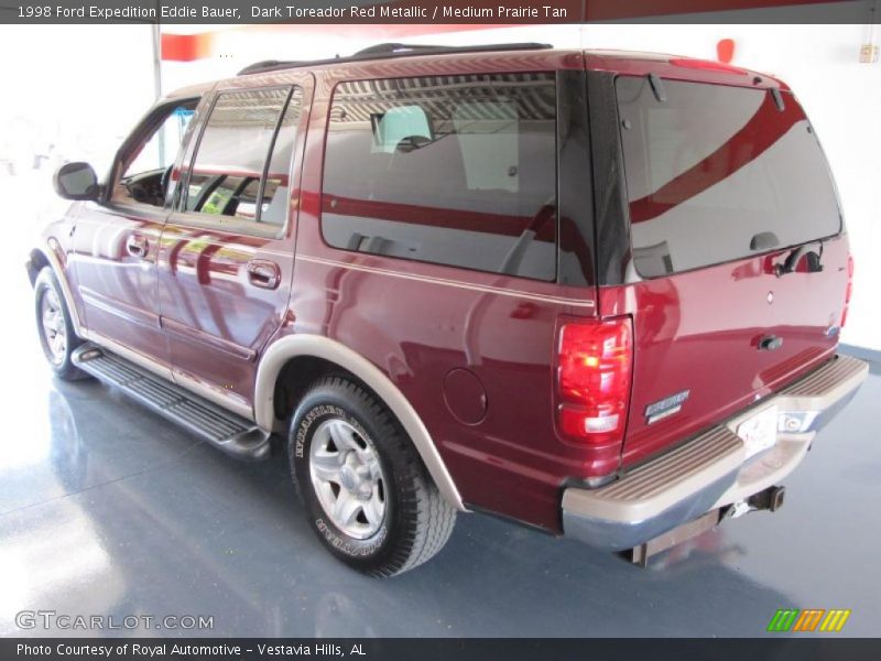 Dark Toreador Red Metallic / Medium Prairie Tan 1998 Ford Expedition Eddie Bauer