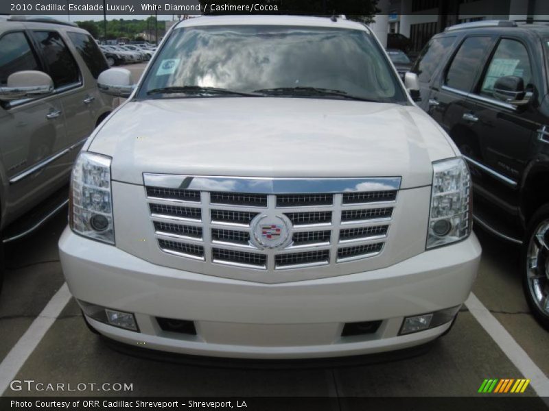 White Diamond / Cashmere/Cocoa 2010 Cadillac Escalade Luxury