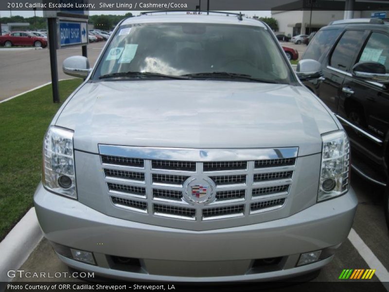 Silver Lining / Cashmere/Cocoa 2010 Cadillac Escalade Luxury