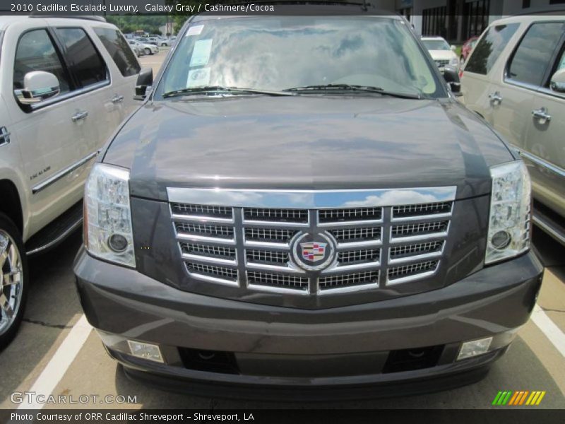 Galaxy Gray / Cashmere/Cocoa 2010 Cadillac Escalade Luxury