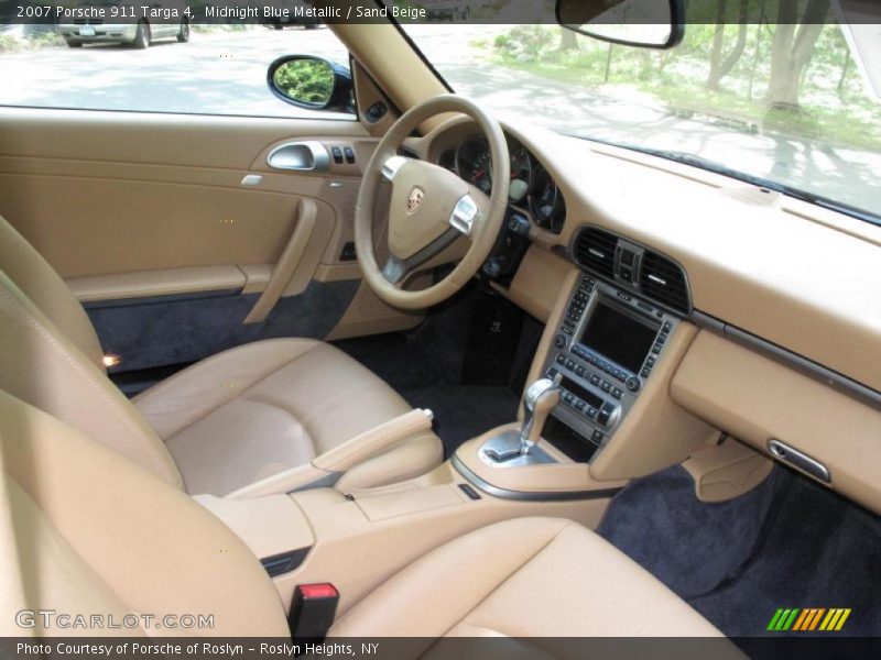 Midnight Blue Metallic / Sand Beige 2007 Porsche 911 Targa 4