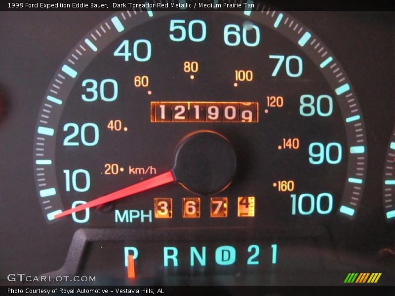 Dark Toreador Red Metallic / Medium Prairie Tan 1998 Ford Expedition Eddie Bauer
