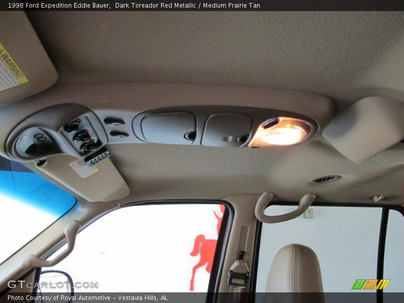 Dark Toreador Red Metallic / Medium Prairie Tan 1998 Ford Expedition Eddie Bauer