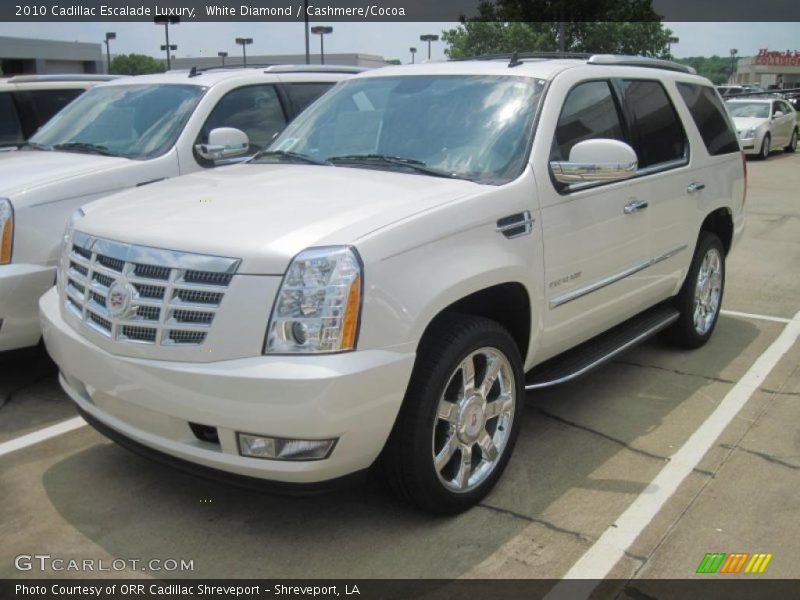 White Diamond / Cashmere/Cocoa 2010 Cadillac Escalade Luxury