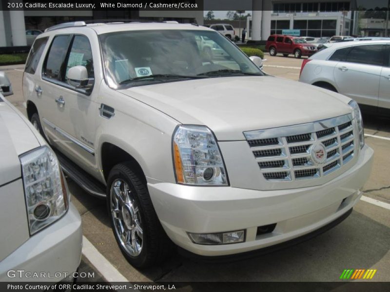 White Diamond / Cashmere/Cocoa 2010 Cadillac Escalade Luxury
