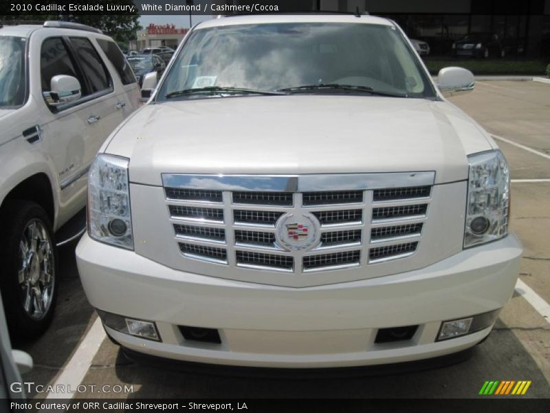 White Diamond / Cashmere/Cocoa 2010 Cadillac Escalade Luxury