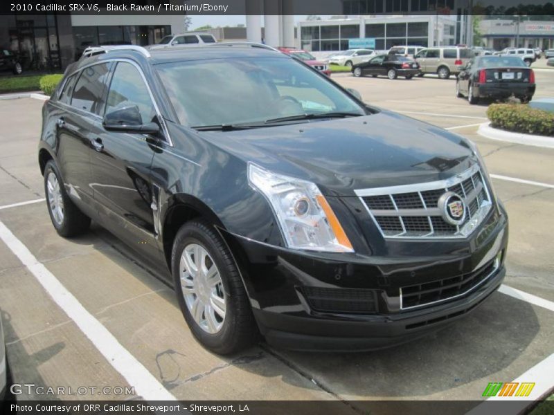 Black Raven / Titanium/Ebony 2010 Cadillac SRX V6