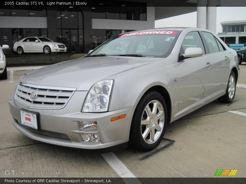 Light Platinum / Ebony 2005 Cadillac STS V6