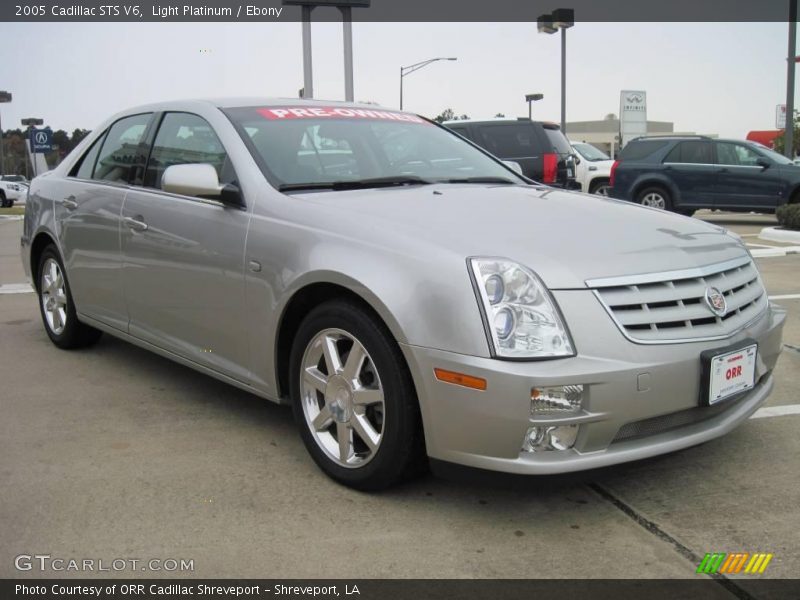 Light Platinum / Ebony 2005 Cadillac STS V6