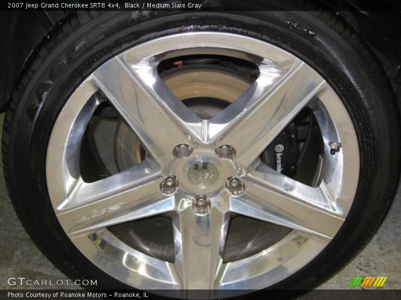 Black / Medium Slate Gray 2007 Jeep Grand Cherokee SRT8 4x4