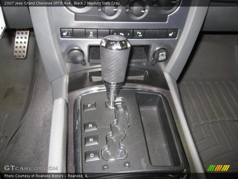 Black / Medium Slate Gray 2007 Jeep Grand Cherokee SRT8 4x4