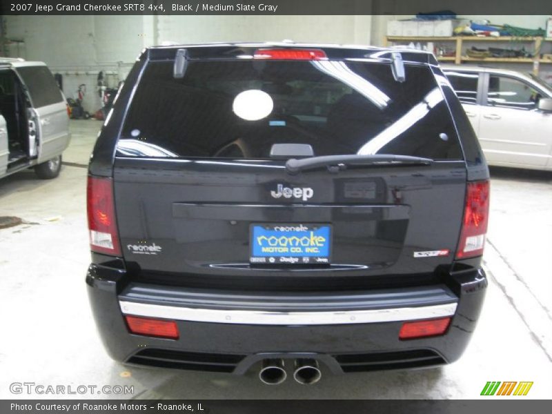 Black / Medium Slate Gray 2007 Jeep Grand Cherokee SRT8 4x4