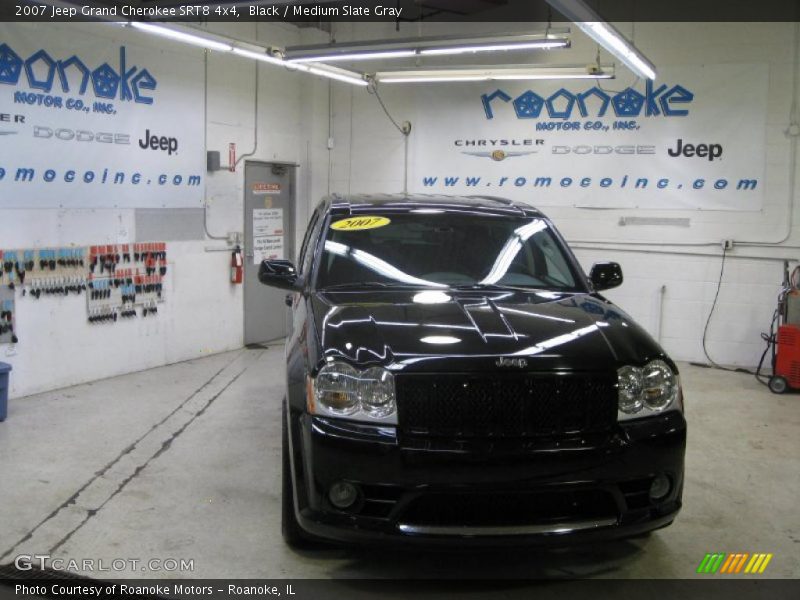 Black / Medium Slate Gray 2007 Jeep Grand Cherokee SRT8 4x4
